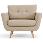 Isabella Fabric Armchair – Natural Beige