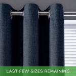 Vermont Navy Eyelet Curtains Navy