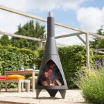 La Hacienda Colorado Extra Large Steel Chiminea Black