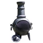 La Hacienda Arriba Steel Chiminea Grey
