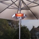 La Hacienda Heatmaster Slimline 2.4kw Electric Heater Silver