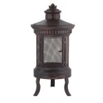 Lifestyle Prestige Large Round Fire Pit Brown
