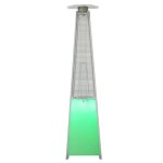 Lifestyle 13kw Tahiti LED Flame Heater Silver