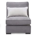 Lucas Modular Armless Piece Dark Grey