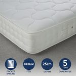 Fogarty Traditional 1000 Pocket Sprung Mattress White
