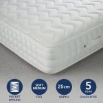 Fogarty Bamboo Anti Allergy 1200 Pocket Sprung Mattress White