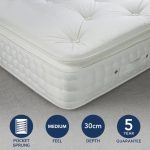 Fogarty SuperFull Pillowtop 2000 Pocket Sprung Mattress White