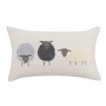Rectangular Sheep Cushion Natural
