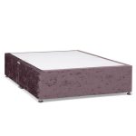 Dunelm Classic Velvet Divan Base – Amethyst Amethyst (Purple)