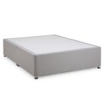 Dunelm Classic Linen Divan Base – Light Grey Light Grey