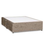 Dunelm Classic Velvet Divan Base – Truffle Truffle