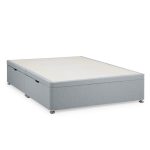 Dunelm Classic Linen Divan Base Ottoman Duck Egg (Blue)