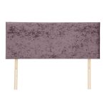 Dunelm Velvet Plain Headboard Amethyst (Purple)
