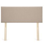 Dunelm Linen Plain Headboard Biscuit (Brown)