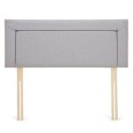 Dunelm Linen Border Headboard Light Grey