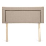 Dunelm Linen Border Headboard Biscuit (Brown)