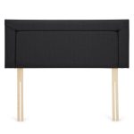 Dunelm Linen Border Headboard Charcoal
