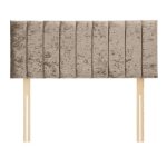 Dunelm Velvet Stripe Headboard Truffle