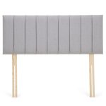 Dunelm Linen Stripe Headboard Light Grey