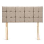 Dunelm Linen Cobbled Headboard Biscuit (Brown)