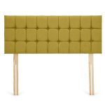 Dunelm Linen Cobbled Headboard Olive (Green)