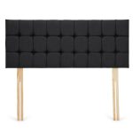 Dunelm Linen Cobbled Headboard Charcoal
