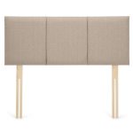 Dunelm Linen Vertical Panel Headboard Biscuit (Brown)