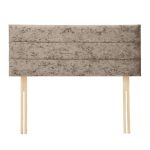 Dunelm Velvet Horizontal Panel Headboard Truffle
