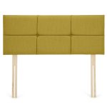 Dunelm Linen Square Headboard Olive (Green)