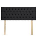 Dunelm Linen Chesterfield Headboard Charcoal