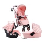 My Babiie Billie Faiers MB100 Plus Pink Stripes Travel System Pink