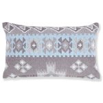 Bianca Cotton Kilim Weave MultiColoured Cushion Grey