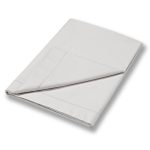 Bianca Cotton Plain Dye 200 Thread Count Natural Flat Sheet Grey
