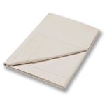 Bianca Cotton Plain Dye 200 Thread Count Grey Flat Sheet Natural