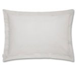Bianca Cotton Plain Dye Oxford Grey Pillowcase Grey