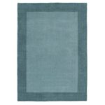 Borders Rug Blue