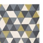 Honeycomb Rug Grey/Multi-Coloured/Yellow