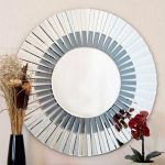 Surrey Blue Wall Mirror Clear/Blue