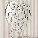 Heart Wall Mirror Clear