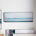 Summer Sailing Framed Wall Art Blue