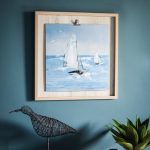 Sailing the Breeze Framed Wall Art Blue