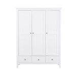 Lynton White Triple Wardrobe White