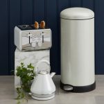 Bling 30 Litre White Glitter Pedal Bin White