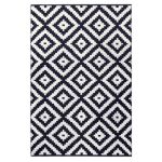 Ankara Dark Blue and Light Cream Rug Blue