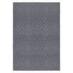 Solitaire Dark Blue and Light Cream Rug Blue