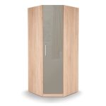 Kensington Corner Wardrobe Natural and Grey