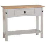 Corona Grey Console Table Grey