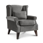 Wroxton Plush Chair Grey