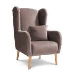 Shelby Plush Chair Lilac