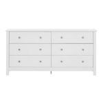 Florence White Chest of Drawers White